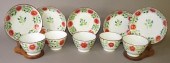 SET OF 5 PEARLWARE HANDLELESS