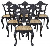 SET OF 6 19TH C. ANGLO INDIAN
