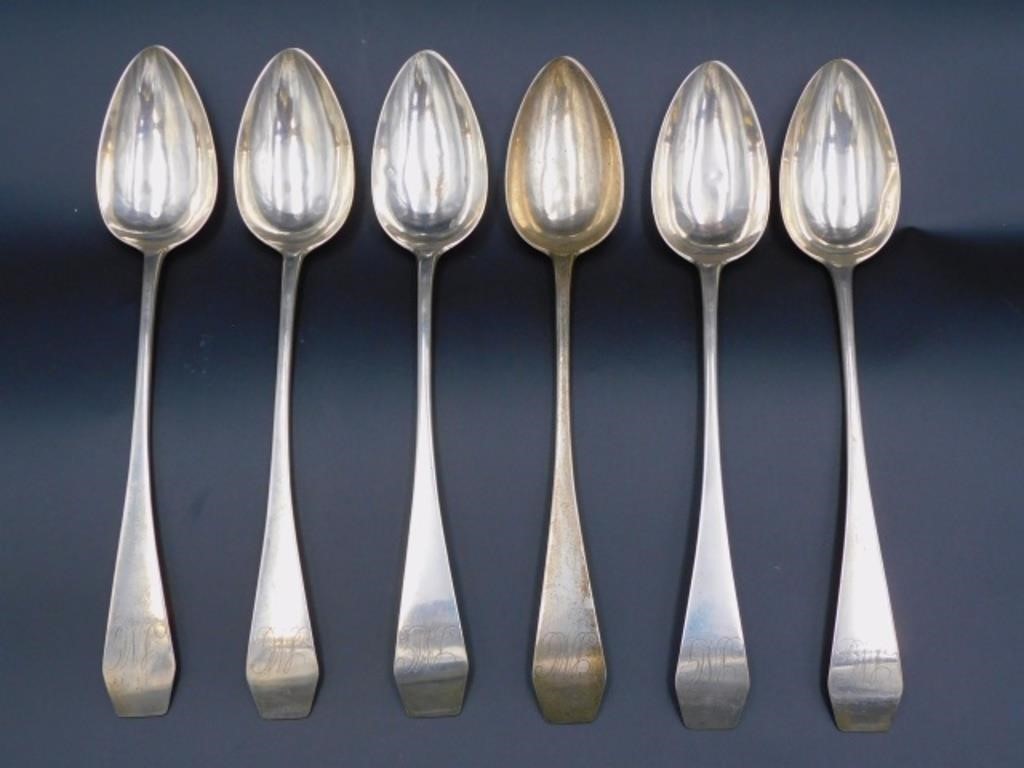 SET OF (6) AMERICAN COIN SILVER