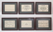 SET OF 6 AMES ALPHABETS TYPOGR