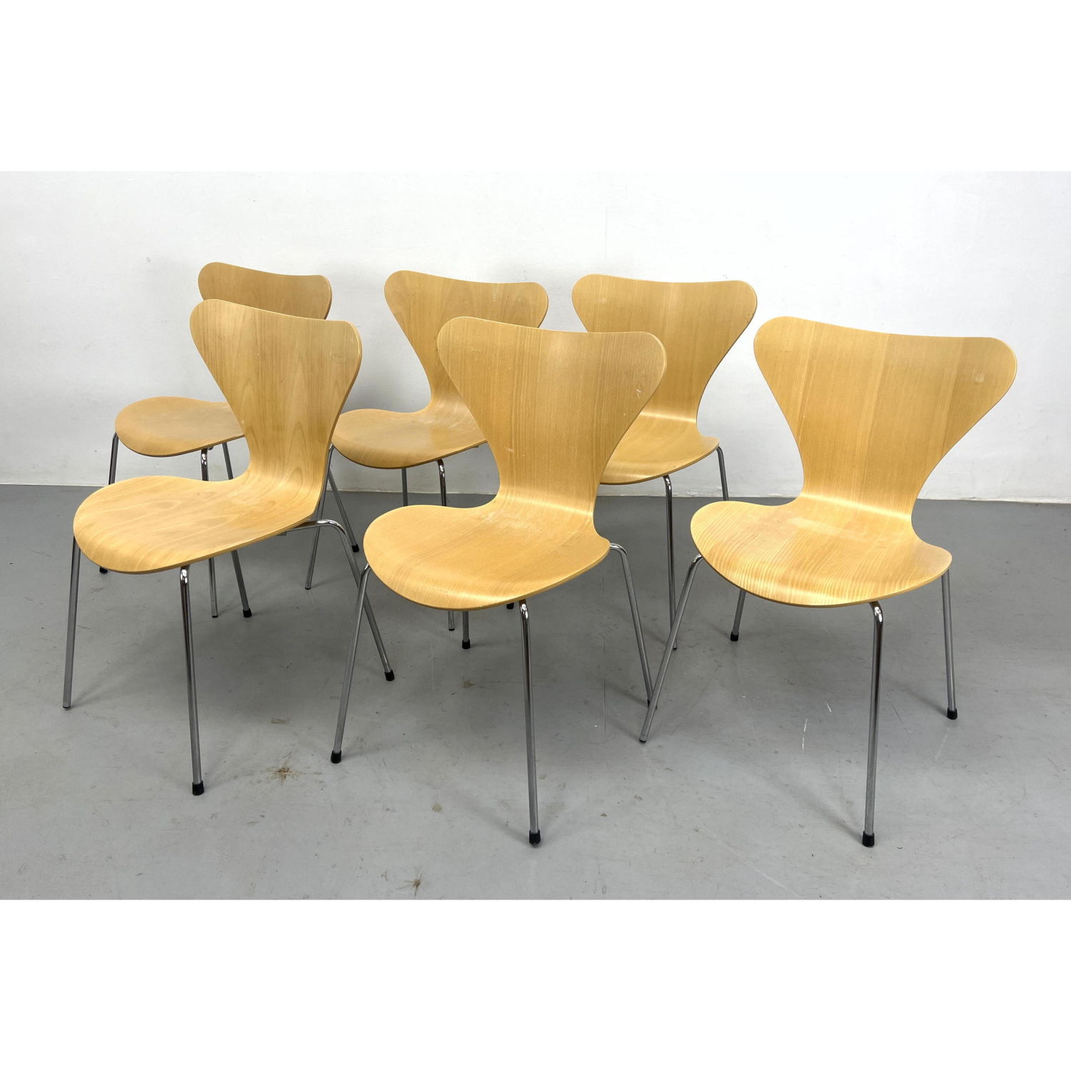 Set of 6 Arne Jacobsen Fritz Hansen