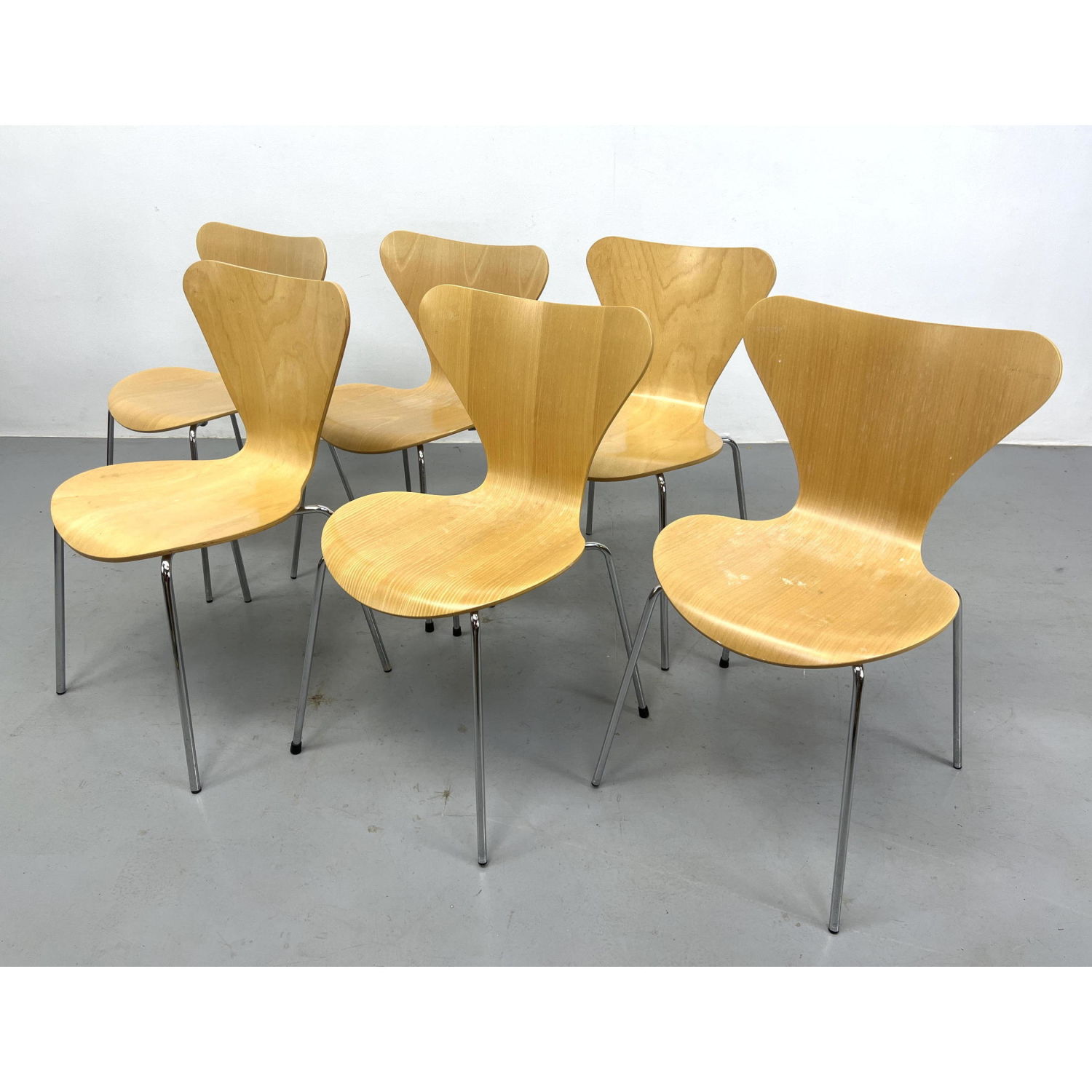 Set of 6 Arne Jacobsen Fritz Hansen