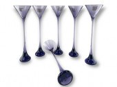 SET OF 6 BACCARAT AMETHYST LIQ
