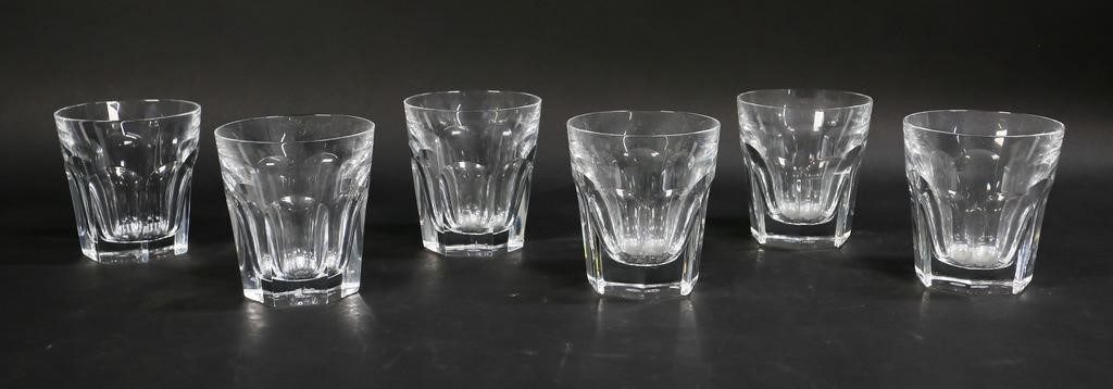 SET OF 6 BACCARAT HARCOURT OLD