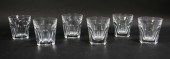 SET OF 6 BACCARAT HARCOURT OLD