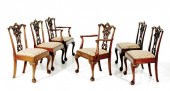 Set of 6 Chippendale style car