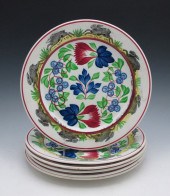 SET OF 6 EARLY 1900'S SPATTERW