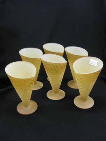 Set of 6 Figural Soda Fountain