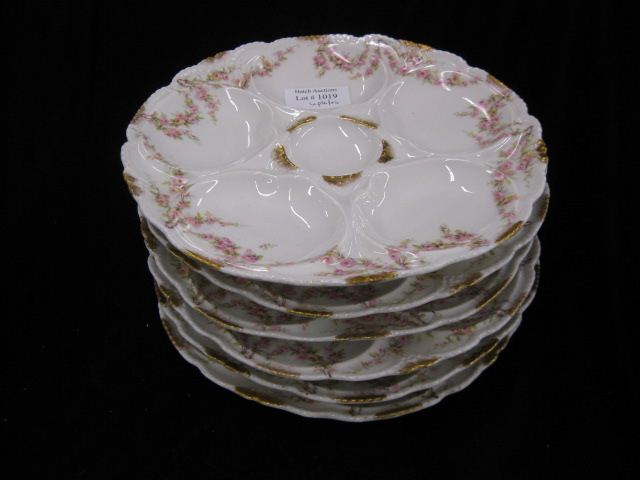 Set of 6 Haviland Limoges Porcelain