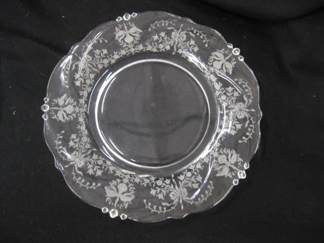 Set of 6 Heisey ''Orchid''