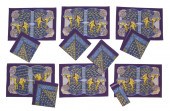 SET OF 6 HERMES PARIS PLACEMAT