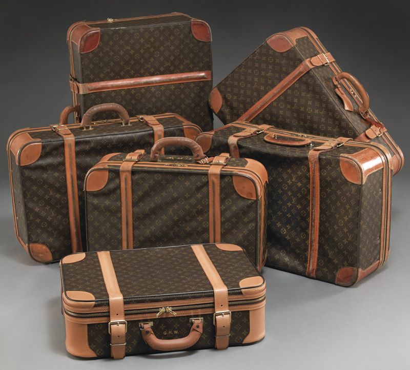 Set of 6 Louis Vuitton classic