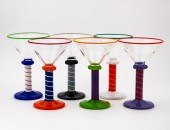 SET OF 6 MICHAEL JAROSS ART GL