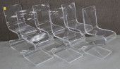 SET OF 6 MODERNIST HEAVY LUCIT