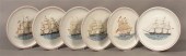 SET OF 6 MOTTAHEDEH SAILBOAT D