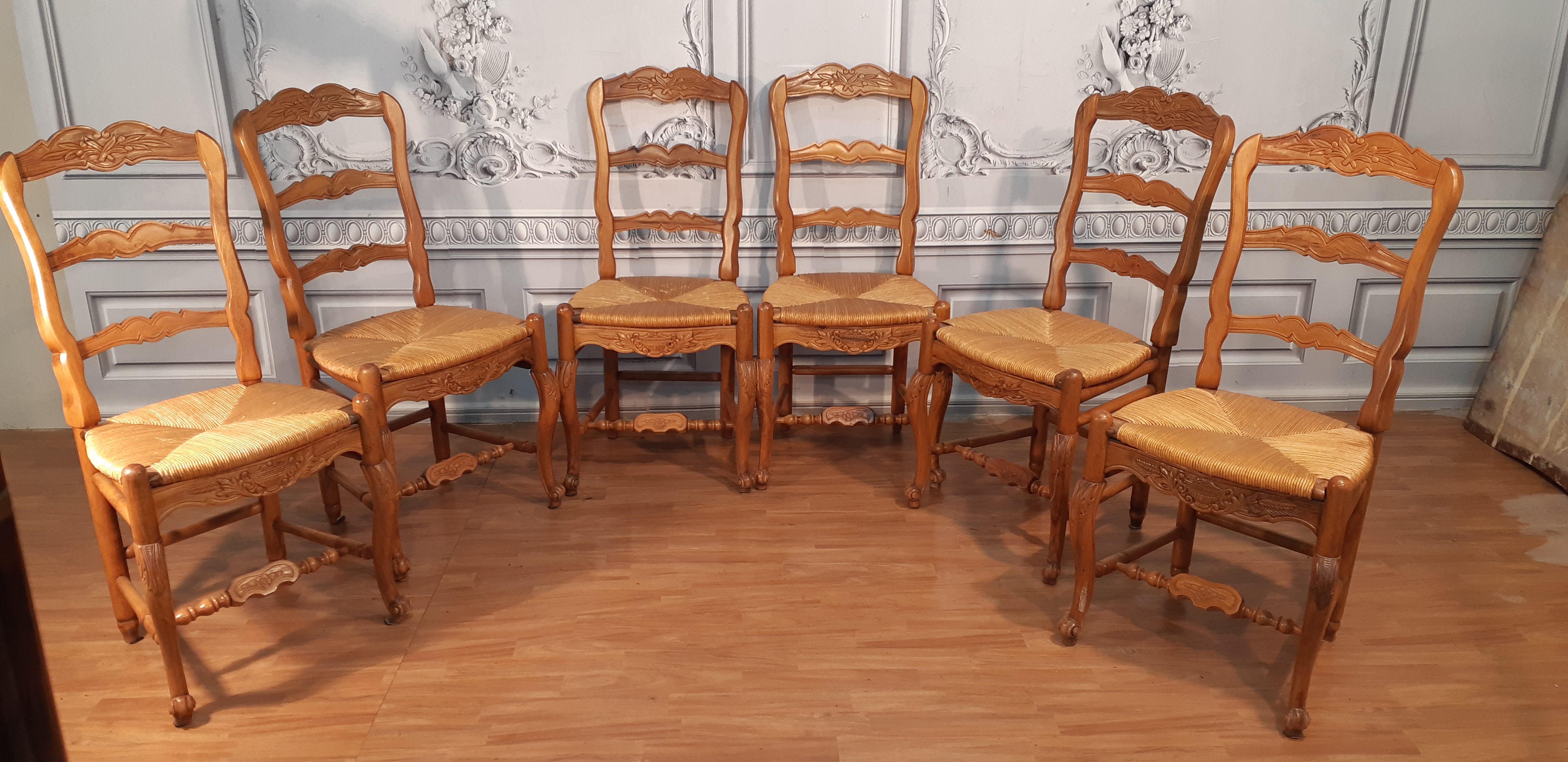 SET OF 6 PROVINCIAL LOUIS XV