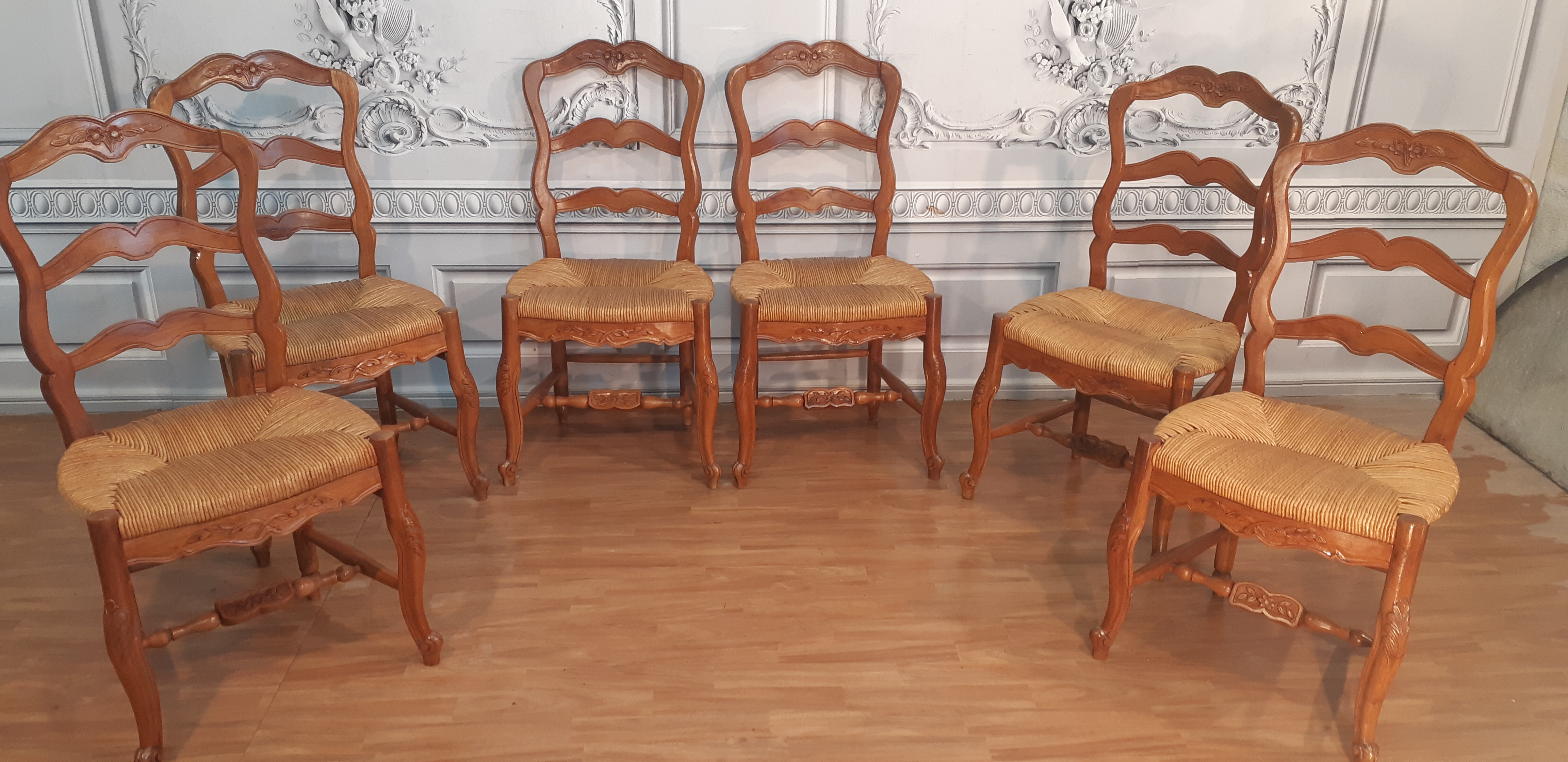 SET OF 6 PROVINCIAL LOUIS XV