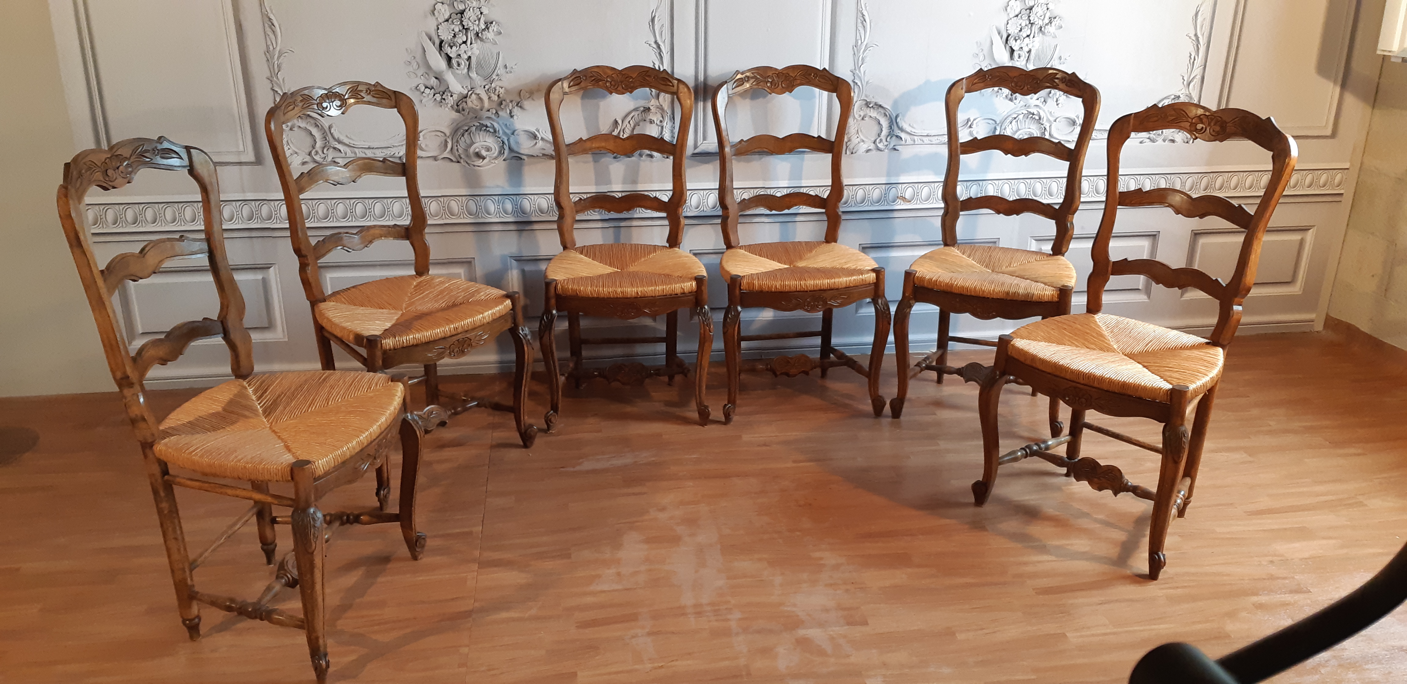SET OF 6 PROVINCIAL LOUIS XV