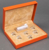 SET OF 6 SAINT HILLAIRE FROG P