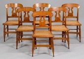 SET OF 6 SHERATON TIGER MAPLE