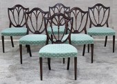 SET OF 6 SHIELD BACK HEPPLEWHI