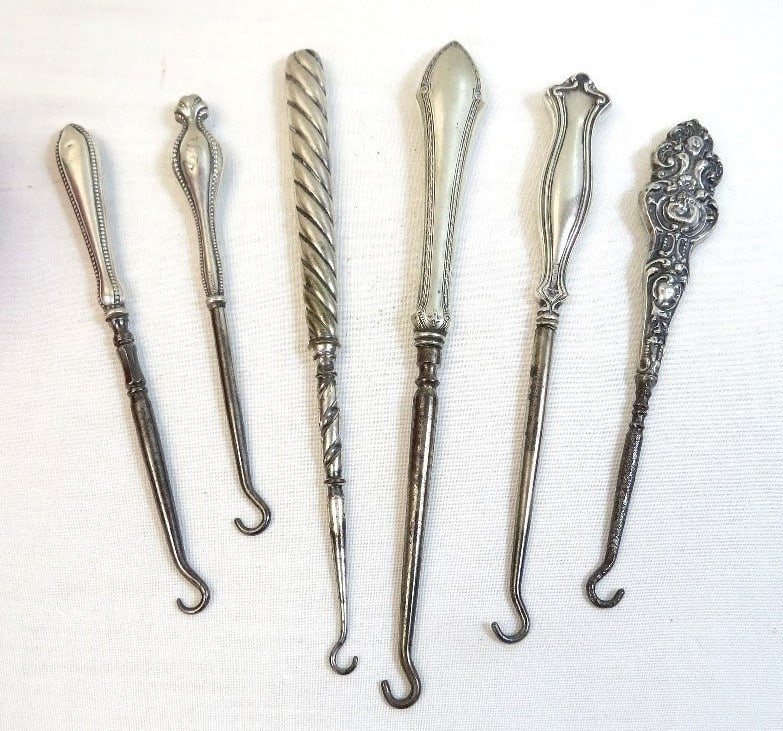 SET OF 6 STERLING ART NOUVEAU ERA