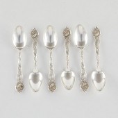 SET OF 6 STERLING SILVER SHIEB