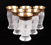 SET OF 6 VINTAGE MOSER SPLENDI