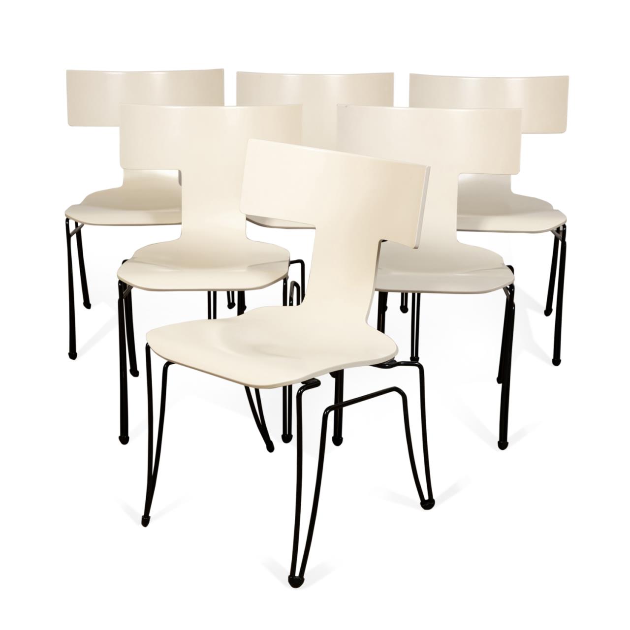 SET OF 6 WHITE DONGHIA "ANZIANO"