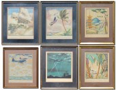 SET OF 6 WRIGHT AERONAUTICAL C