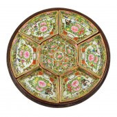 (SET OF 7) CHINESE CANTON ROSE