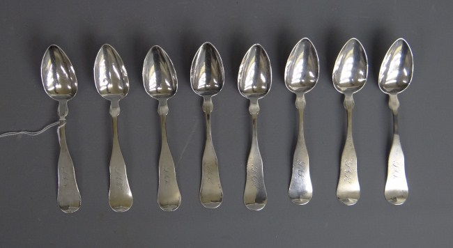 Set of 8 19th c. ''CR Kimball''