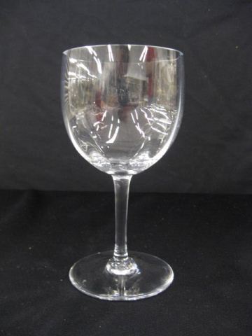 Set of 8 Baccarat Crystal Goblets