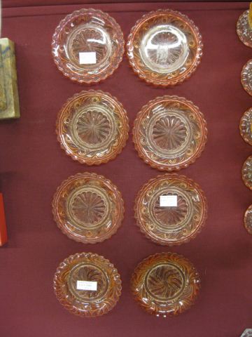 Set of 8 Baccarat Rose Tiente