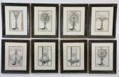 SET OF 8 BOCKLERN'S ENGRAVINGS
