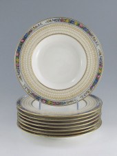 SET OF 8 CAULDON FOR TIFFANY A