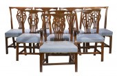 (SET OF 8) CHIPPENDALE DINING