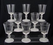 SET OF 8 DUNCAN EAPG ''THREE F