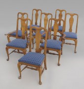SET OF 8 ETHAN ALLEN QUEEN ANN
