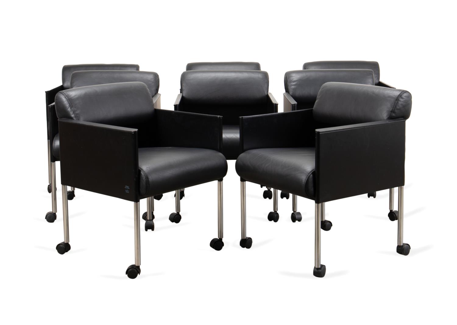 SET OF 8 FOLIO CHAIRS, CINI BOERI