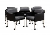 SET OF 8 FOLIO CHAIRS, CINI BO