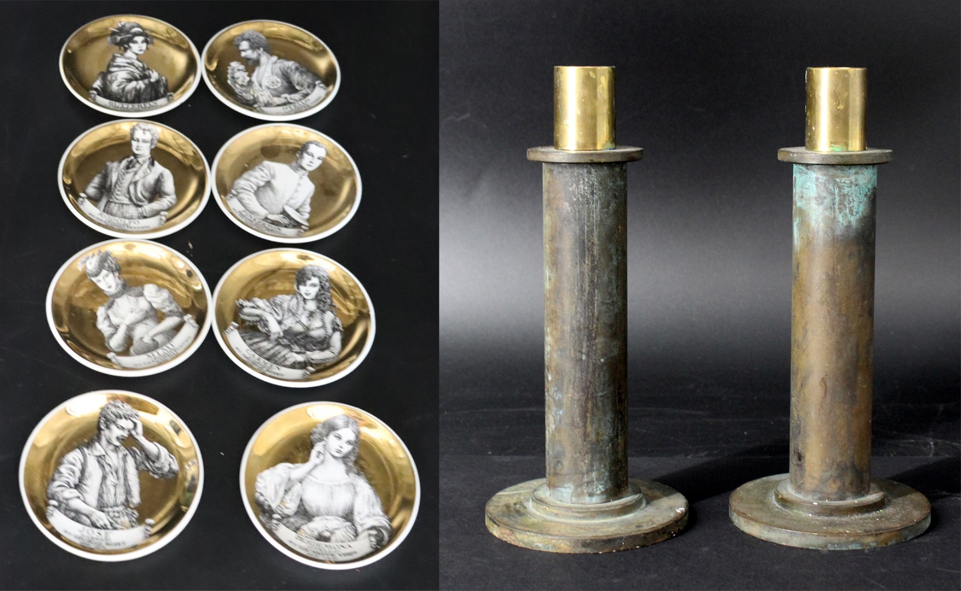 SET OF 8 FORNASETTI MILANO