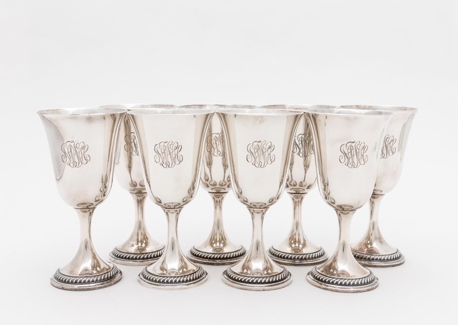 SET OF 8 GORHAM STERLING SILVER