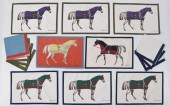 SET OF 8 HERMES PARIS HORSE DE