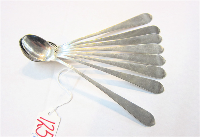 SET OF 8 KIRK STEIFF STERLING