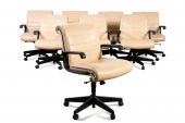 SET OF 8 KNOLL SAPPER EXECUTIV