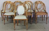 Set of 8 Mahogany Spoonback Ch