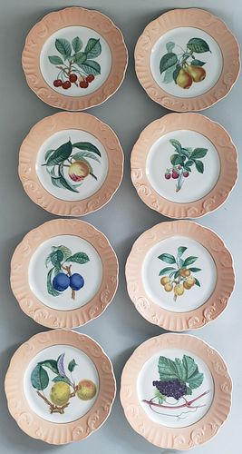 SET OF 8 MOTTAHEDEH LUNCHEON