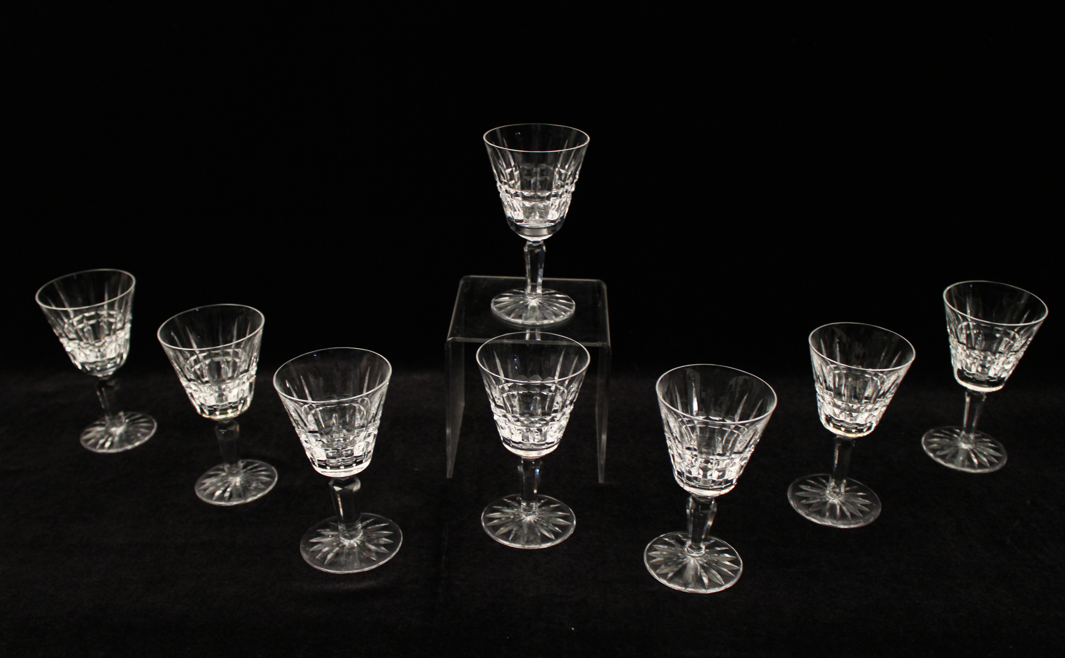 SET OF 8 WATERFORD CRYSTAL SHERRY