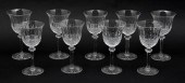 SET OF 9 FRENCH SAINT-LOUIS "T